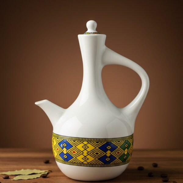 Ceramic Jebena Ethiopian Style