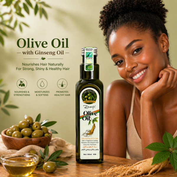Olive Oil with Ginseng Oil 180ml